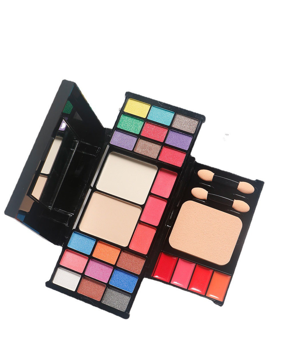 ឈុតផាត់មុខ Blush Contour Set Palette ថ្មី ក្ដារលាយស្រមោលភ្នែកចម្រុះពណ៌ ការតុបតែងមុខស្រមោលភ្នែកដ៏សំខាន់សម្រាប់អ្នកចាប់ផ្តើមដំបូង និងសិស្ស