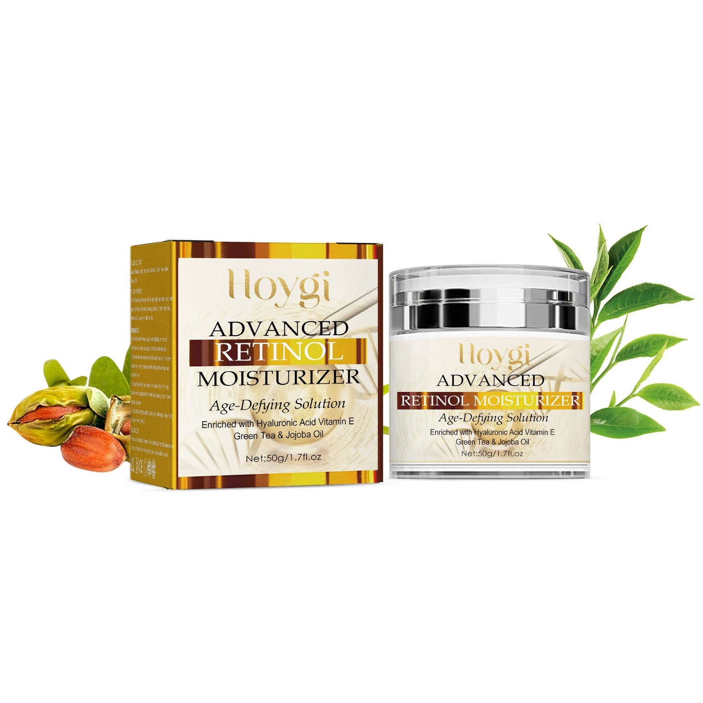 Hoygi Retinol Cream Lightens Fine Lines Lifts and Firms Facial Skin Brightens Skin Tone Repairs Moisturizing Cream 