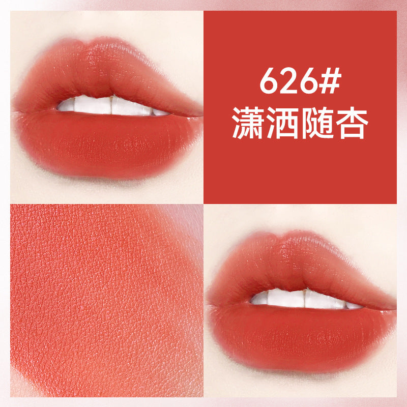 HOJO soft gauze velvet lip glaze silky light mist student party lip gloss whitening affordable wholesale 