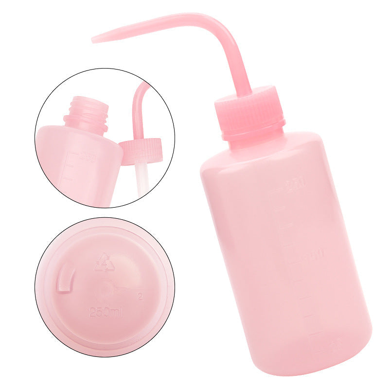 Wholesale grafting eyelash cleaning pot 250ml curved mouth cleaning pot planting eyelash cleaning tool