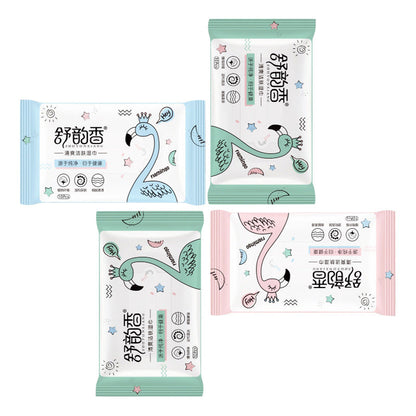 Shuyunxiang Pocket Wet Wipes 10 ដុំ ក្រដាសអនាម័យទារក 20 កញ្ចប់ កន្សែងសើមដែលអាចចោលបាន ដឹកជញ្ជូនដោយឥតគិតថ្លៃ