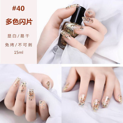 Nail polish no baking quick drying long-lasting nail care nutrition oily non-tear non-peelable nail polish wholesale