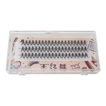 Dingsen false eyelashes V-shaped eyelashes magnolia eyelashes single cluster natural self-grafted eyelashes segmented eyelashes