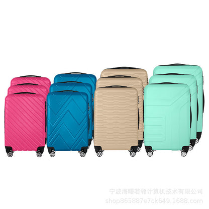 Suitcase semi-finished suitcase manufacturers wholesale ABS trolley case business cabin suitcase printable pattern 12 piece set 