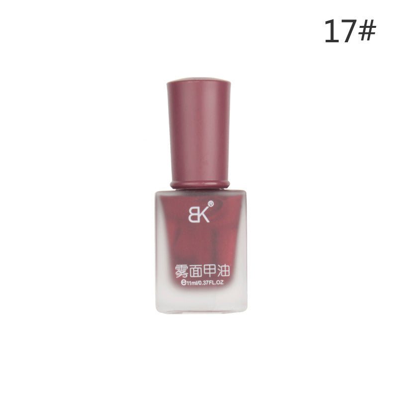 bk2024 summer fashion matte matte oily nail polish no baking long-lasting not easy to fall off can not be peeled frosted wholesale