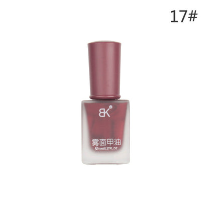 bk2024 summer fashion matte matte oily nail polish no baking long-lasting not easy to fall off can not be peeled frosted wholesale