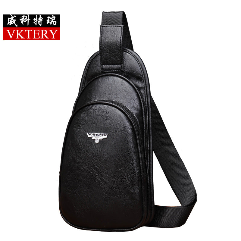 New men's couple chest bag shoulder bag leisure cycling bag waist bag men's messenger bag small bag 