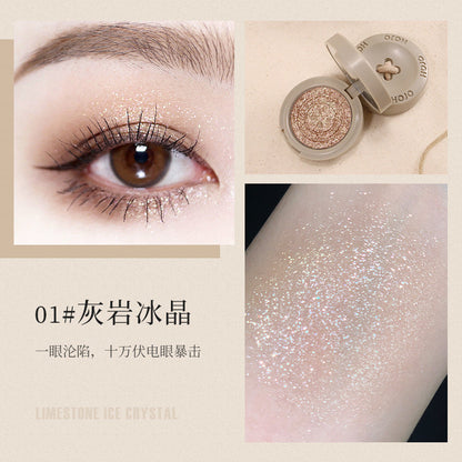 HOJO cowherd color button monochrome eyeshadow moonstone delicate fit streamer shining matte wholesale eyeshadow palette