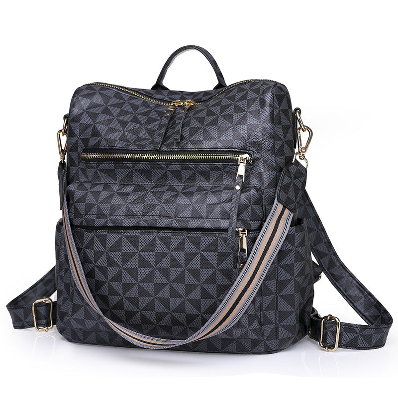 Backpack women large capacity bags 2024 European and American retro ladies backpack bags women cross-border bags wholesale 