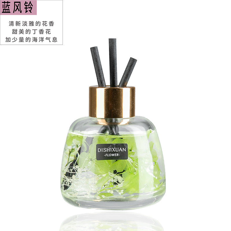 Car dried flower fireless aromatherapy air freshener immortal flower perfume ornaments car home bedroom fragrance 100ml 