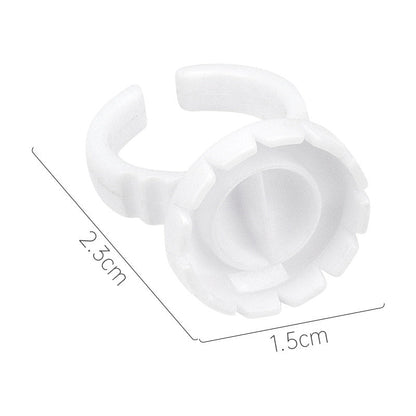 Wholesale grafting eyelash glue ring flower cup eyelash flower ring cup glue tray tool