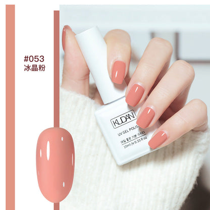 2023 new nail polish gel no odor ice transparent nude color transparent long-lasting quick-drying nail polish manicure nail polish gel wholesale