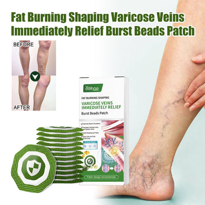 EELHOE slimming vein patch បំបាត់ការហើមនៃសាច់ដុំជើង vein, earthworm leg body discomfort body patch 