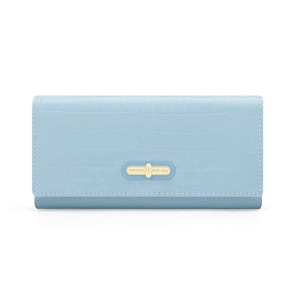 Perfect For You cross-border long women's wallet stone pattern coin purse large capacity pu clutch bag 