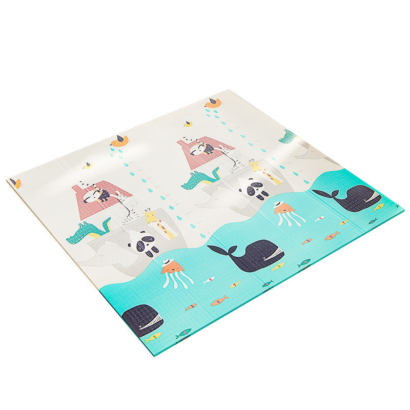 XPE crawling mat 150*180 folding thick cartoon tasteless baby game mat home crawling mat baby