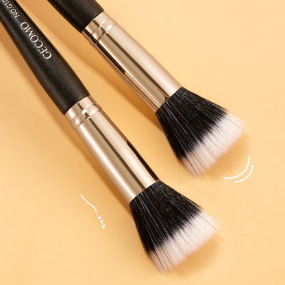 GECOMO Flat head dot blush brush មិនស៊ីម្សៅ ហើយងាយស្រួលក្នុងការផាត់មុខ ជក់ផាត់មុខ Make up artist beauty