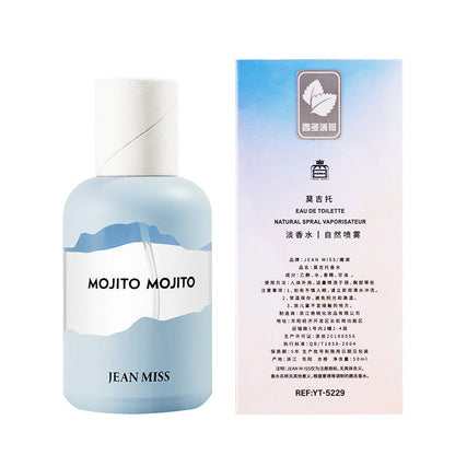 Douyin hit Xiaocheng Yixiang brand Mojito women's perfume lasting fragrance men's light perfume wholesale 50ML