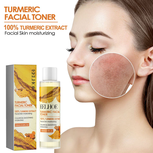 EELHOE Turmeric Toner Moisturizing, Refreshing, Repairing Pores, Diminishing Nasal Lines, Smoothing Toner 