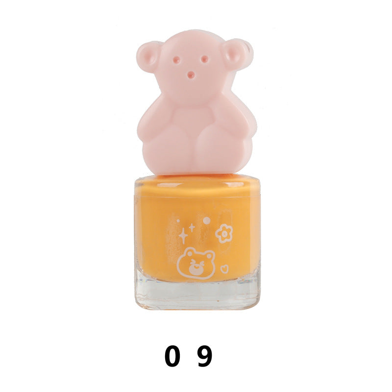 Bei Shijie water-based cute no-bake long-lasting non-peelable quick-drying nude color no odor nail polish wholesale