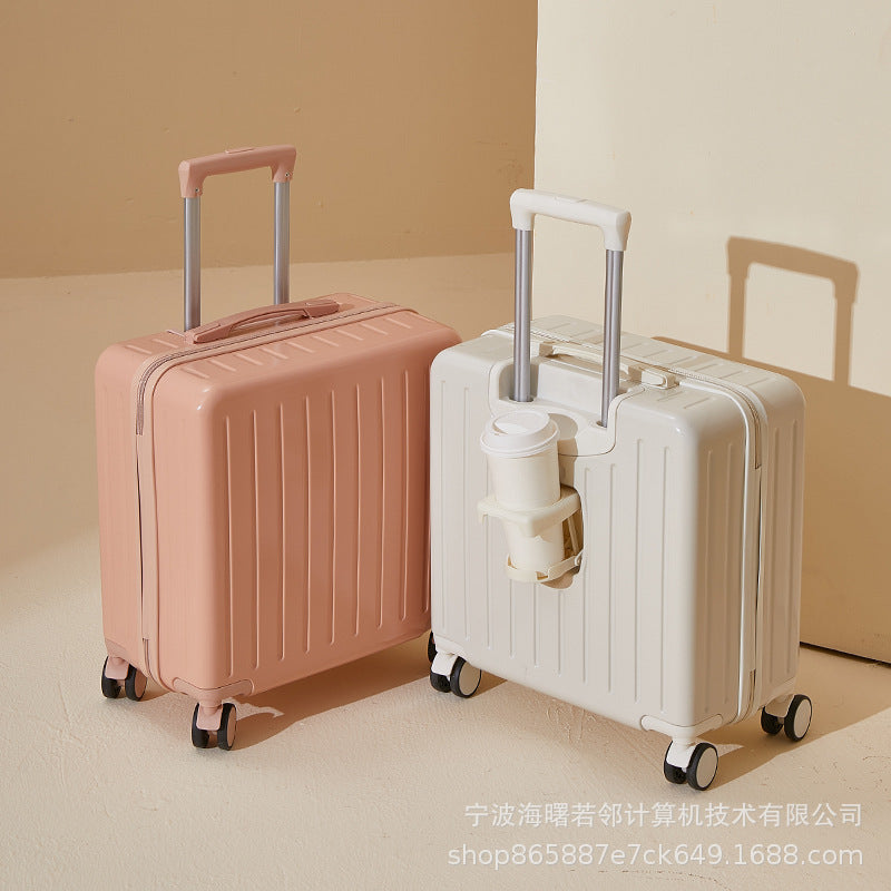 Luggage cabin suitcase small silent men business ins fashion travel trolley case 20 