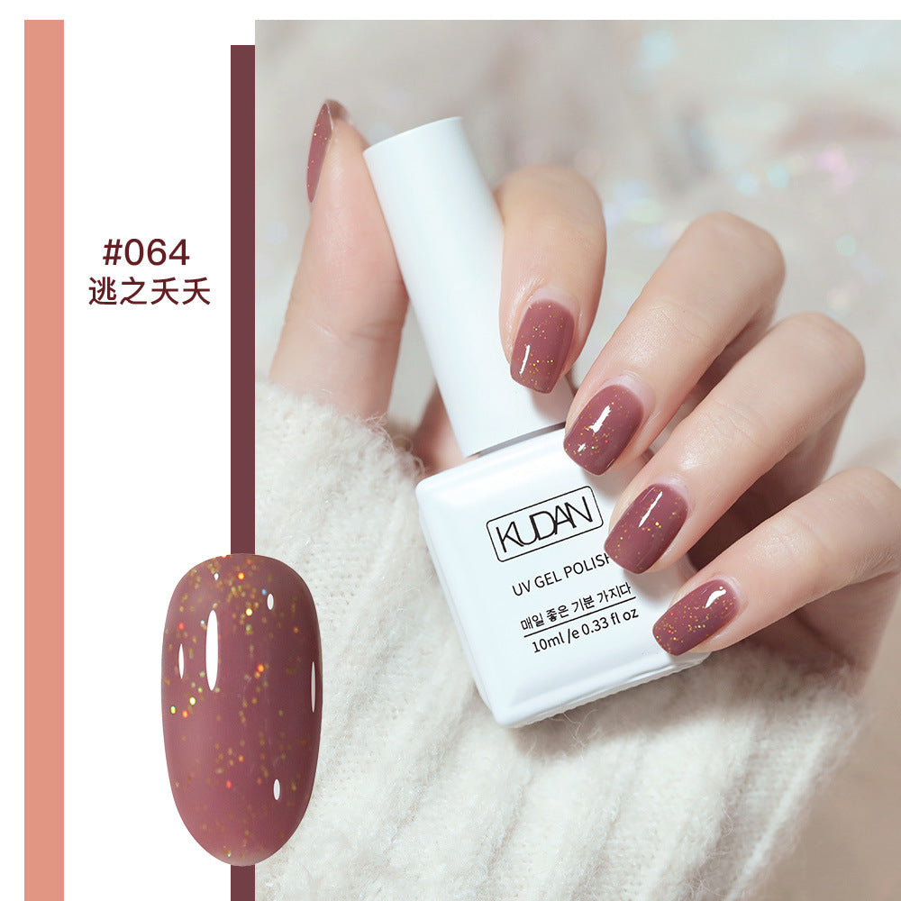 2023 new nail polish gel no odor ice transparent nude color transparent long-lasting quick-drying nail polish manicure nail polish gel wholesale