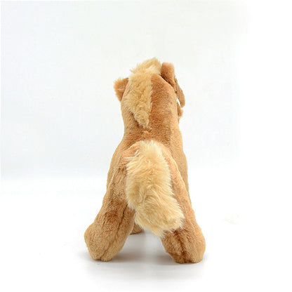 Cute brown horse doll plush toy wholesale new plush doll sleeping pillow gift children's toy