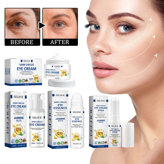 EELHOE collagen anti-wrinkle eye cream series reduces wrinkles and dark circles around the eyes, moisturizes and tightens the eye skin 