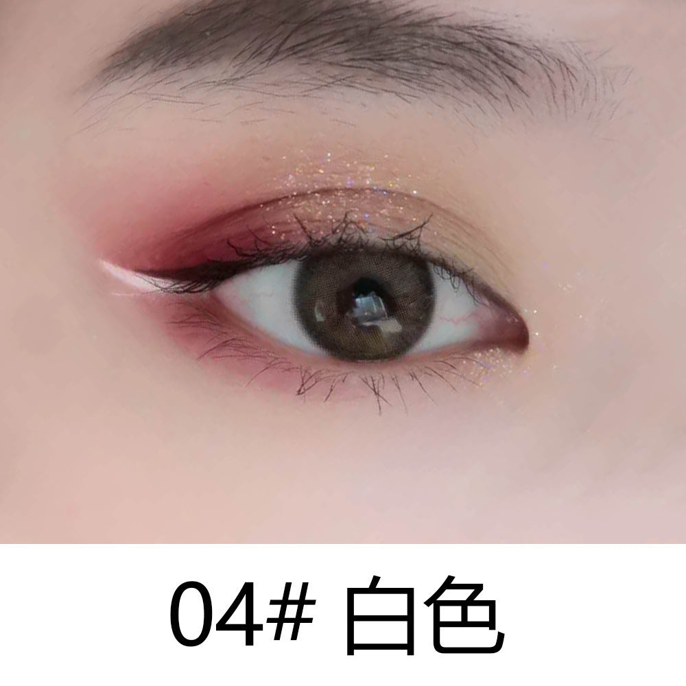 Douyin colored eyeliner liquid pink purple brown fine sponge head not easy to smudge eyeliner student affordable cross-border makeup