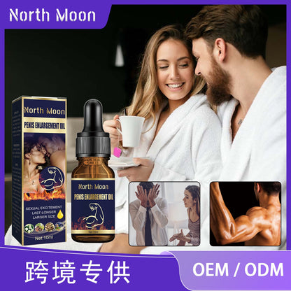 North moon penis massage enlargement oil men's private massage delayed enlargement private care essential oil 