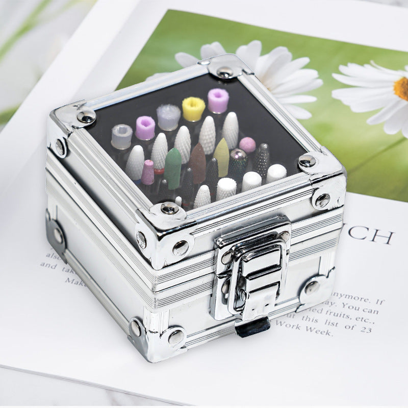 Nail polishing head storage box Nail polishing head storage box Nail polishing head storage Nail polishing head desktop storage wholesale