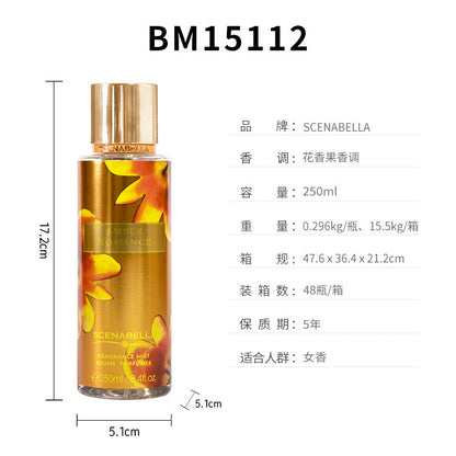 Cross-border women's body spray perfume women's perfume body spray body fragrance body mist 250ml 