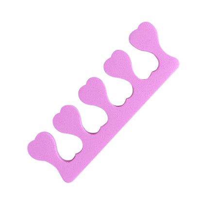 Nail art tools sponge finger separator finger divider peach heart finger cotton novice nail polish artifact spot