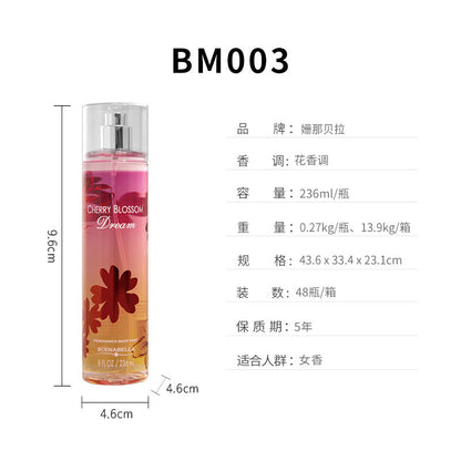 Hot sale body spray women's perfume 236ml women's strong fragrance spray perfume foreign trade supply factory direct supply 