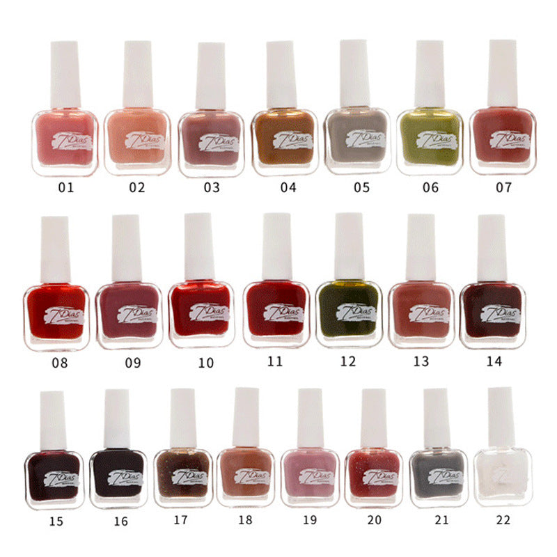 Nail polish nail shop no baking quick drying long-lasting can not be torn autumn and winter water-based can not be peeled transparent nude nail polish