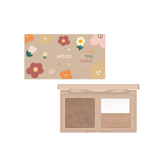 HOJO8117 hand-painted face shaping and contouring palette is delicate and fits well without showing pores. It is a natural three-dimensional highlight shadow makeup palette. 