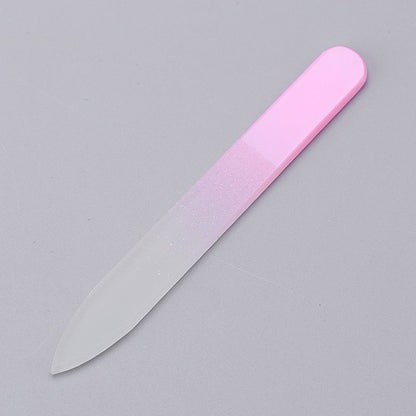 Glass nail file crystal glass nail file manicure polishing strips nail tools nail glass file strips 