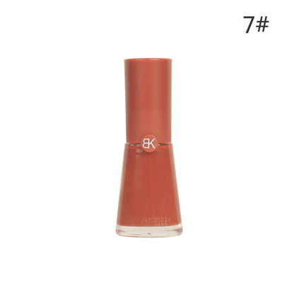 bk summer whitening 7 days 38 colors no baking long-lasting water-based nail polish 9.5ml non-peelable pure color macaron 