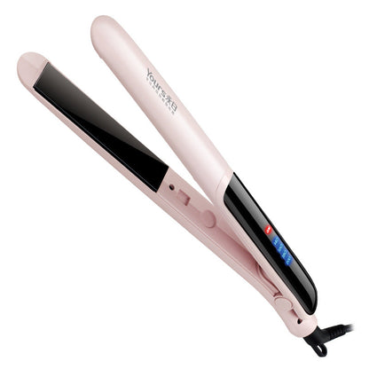 Yongri straight curling dual-purpose curling iron household four-speed temperature control hair straightener hair salon straight hair clip manufacturer wholesale