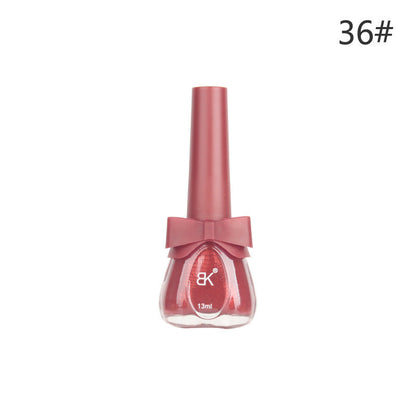 Water-based nail polish no baking quick drying tearable set nude transparent odorless long-lasting peelable cross-border nail polish