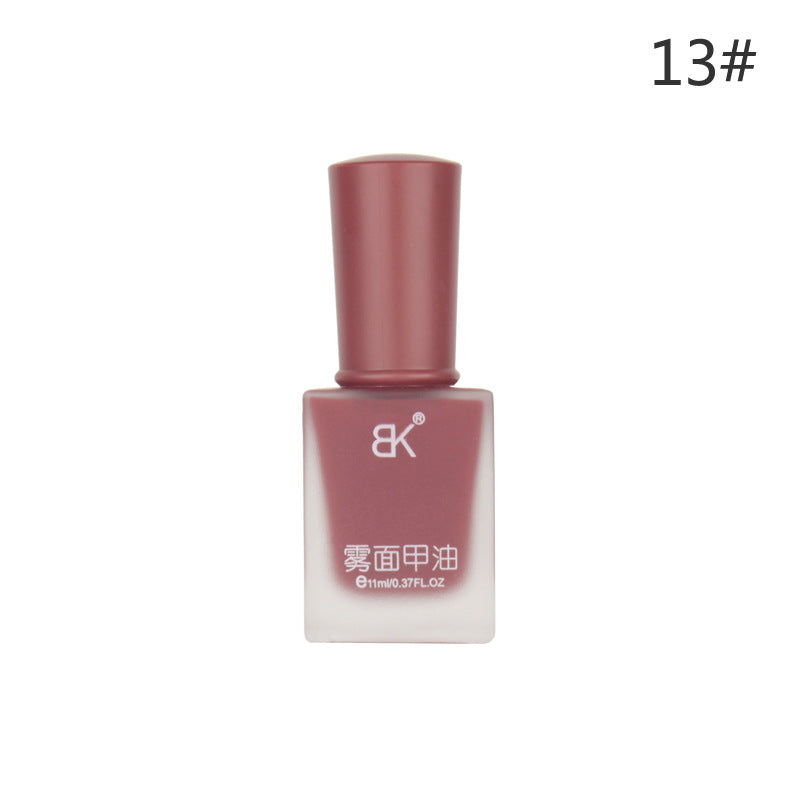 bk2024 summer fashion matte matte oily nail polish no baking long-lasting not easy to fall off can not be peeled frosted wholesale