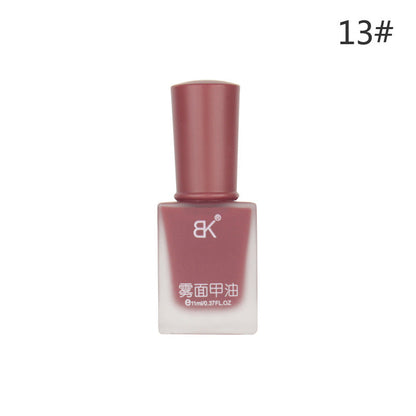 bk2024 summer fashion matte matte oily nail polish no baking long-lasting not easy to fall off can not be peeled frosted wholesale