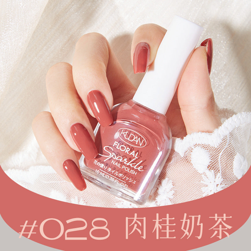 Nail polish no baking quick drying long-lasting tearable autumn and winter peelable water-based transparent nude nail polish wholesale