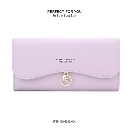 forever young wallet women's cross-border simple folding coin purse long clutch bag tri-fold card holder 