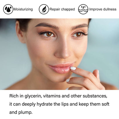 EelHope moisturizing lip balm moisturizes and replenishes water to reduce lip lines, prevents chapped lips, removes dead skin and moisturizes lip care 