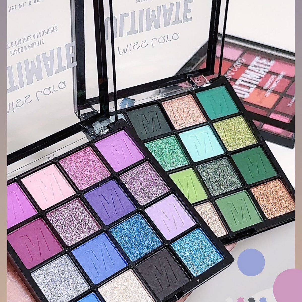 Misslara 16 color eye shadow matte pearlescent European and American makeup beginner colorful eye shadow palette factory direct sales