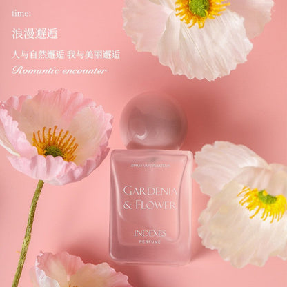 Tik Tok hot sale INDEXES index women's light perfume pink romantic encounter fresh tea perfume 50ml wholesale 