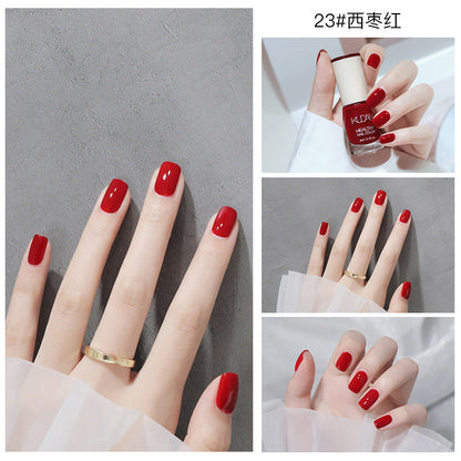 New oily nail polish, non-peelable, no-bake, long-lasting, no odor, natural and quick-drying, cross-border nail polish wholesale