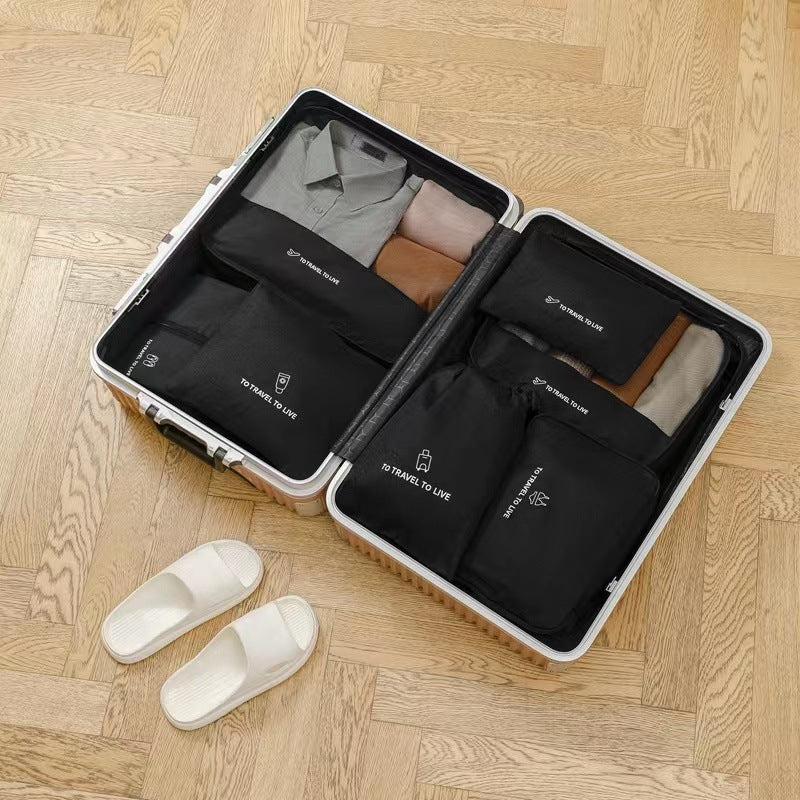 កំណែកូរ៉េ cationic 7-piece storage bag travelling clothes classifications 7-piece waterproof storage bag ផ្គត់ផ្គង់រោងចក្រ 