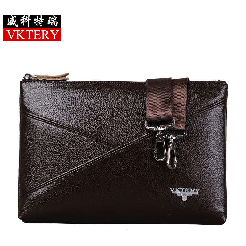 Vicoteri large size men's envelope clutch shoulder crossbody backpack business casual men's bag