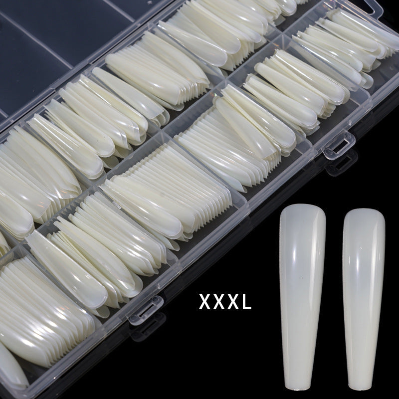 European and American extended wear nails 240 pieces in a box transparent nail extension nail full stickers ballet nail extension nail 